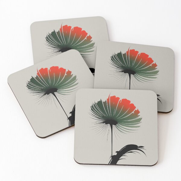 Item preview, Fantastic flower painted with sumi-e ink designed and sold by KOTOdesign.
