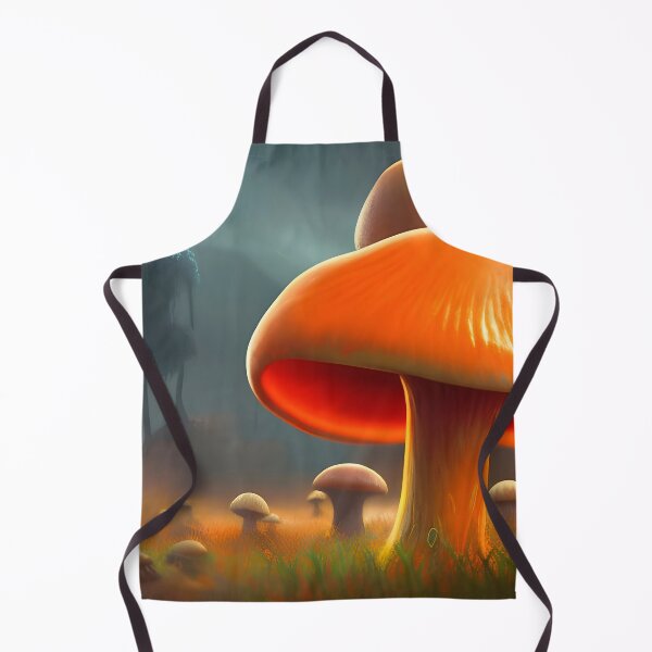 Item preview, Orange Mushrooms in Fantasy Setting designed and sold by dbvirago.