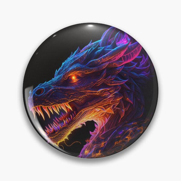 Item preview, Fiery Neon Dragon designed and sold by AstroRisq.