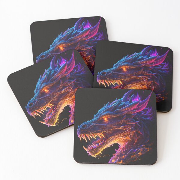 Item preview, Fiery Neon Dragon designed and sold by AstroRisq.