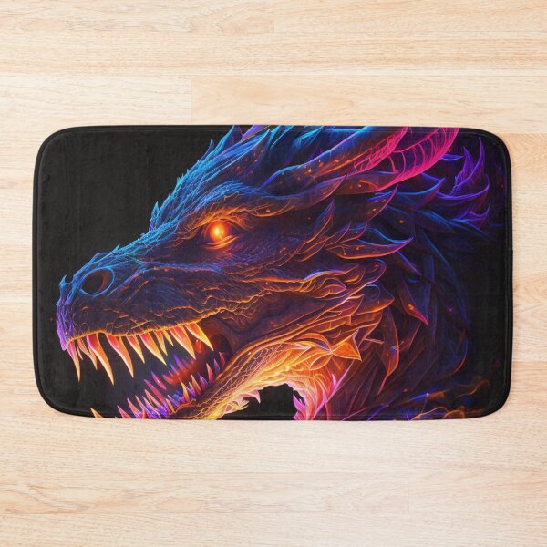 Item preview, Fiery Neon Dragon designed and sold by AstroRisq.