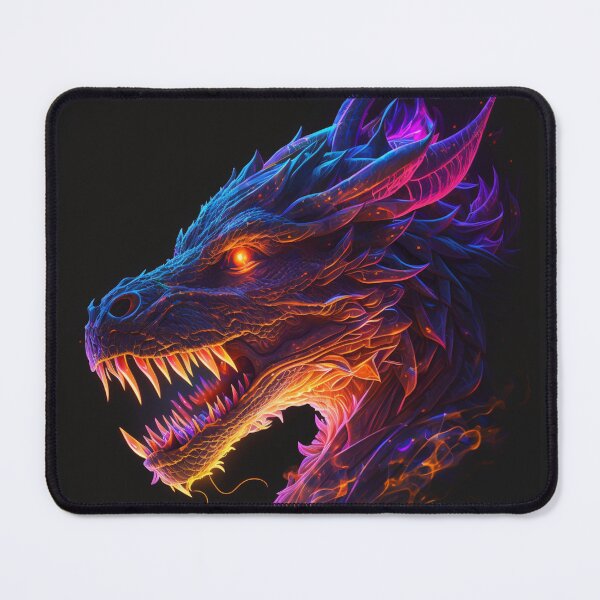 Item preview, Fiery Neon Dragon designed and sold by AstroRisq.