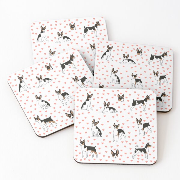 Item preview, Cute rat terrier dog pack  designed and sold by Yarafantasyart.