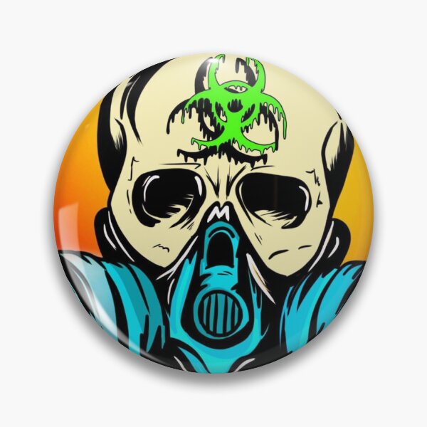 Item preview, Skull and Gasmask designed and sold by Area111Art.