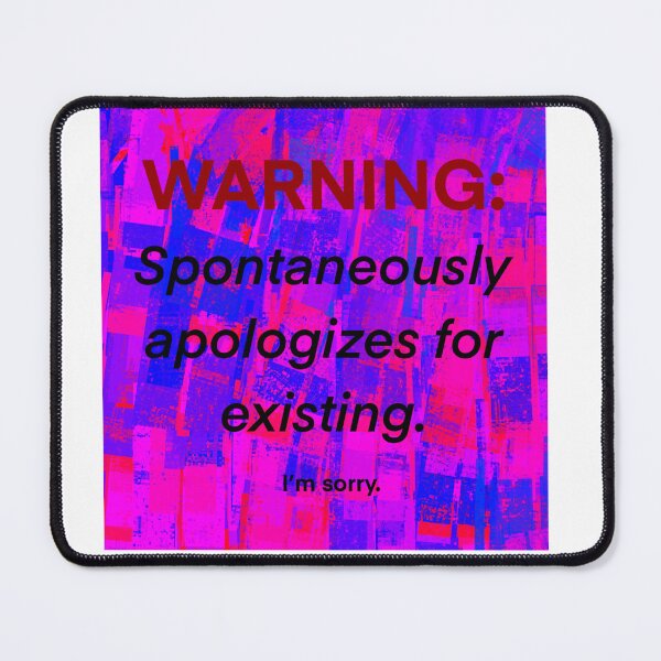Item preview, Anxiety warning designed and sold by Spacey-Stacey.