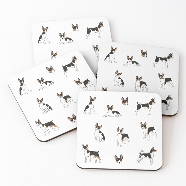 Item preview, Cute rat terrier dog pack  designed and sold by Yarafantasyart.