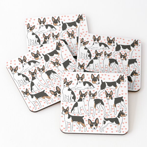Item preview, Cute rat terrier dog pattern  designed and sold by Yarafantasyart.