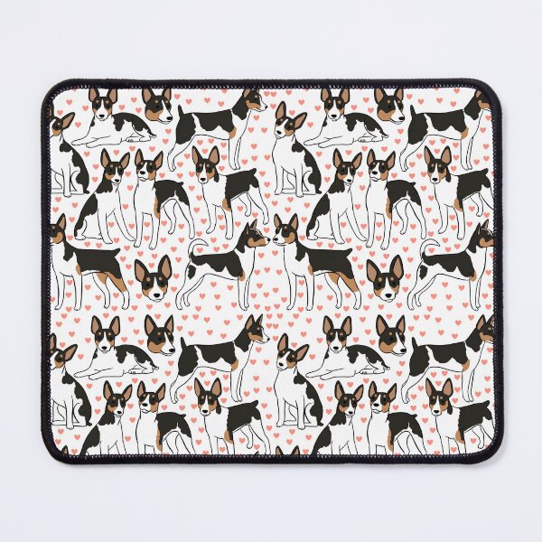 Item preview, Cute rat terrier dog pattern designed and sold by Yarafantasyart.