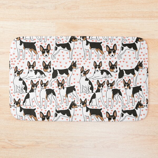 Item preview, Cute rat terrier dog pattern  designed and sold by Yarafantasyart.