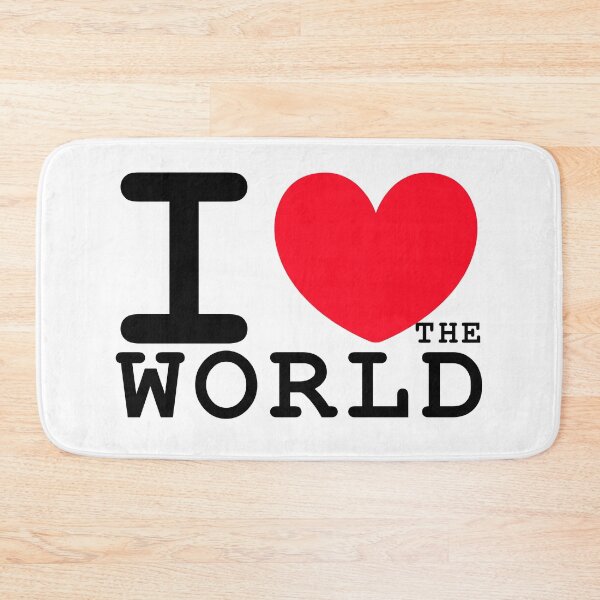 Item preview, I love the world.products for people who love the world designed and sold by Billion-design.