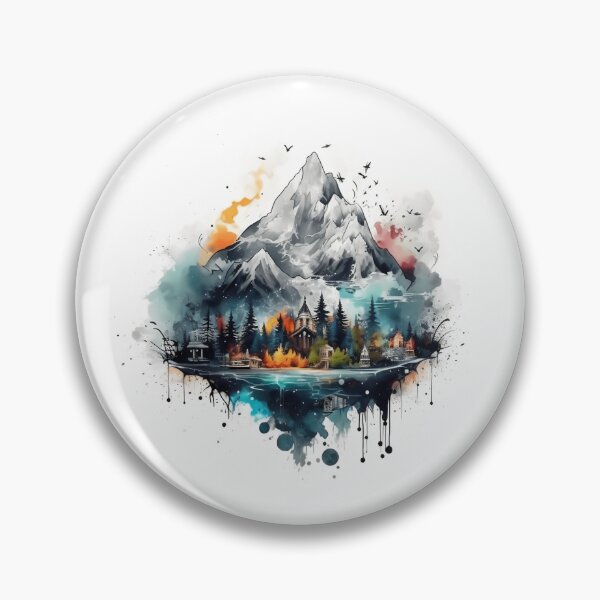Item preview, Mountain Landscape designed and sold by Hikiversity.