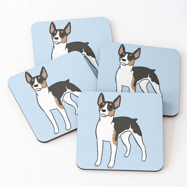 Item preview, Cute rat terrier dog illustration  designed and sold by Yarafantasyart.