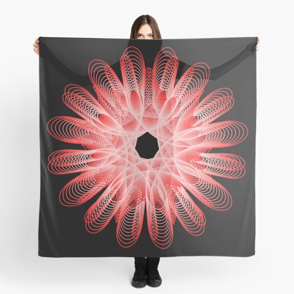 Abstract Spiral Fantasy 3 Scarf