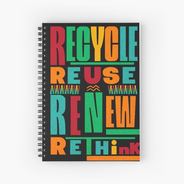 Item preview, Recycle reuse renew rethink colorful designed and sold by somi3art.