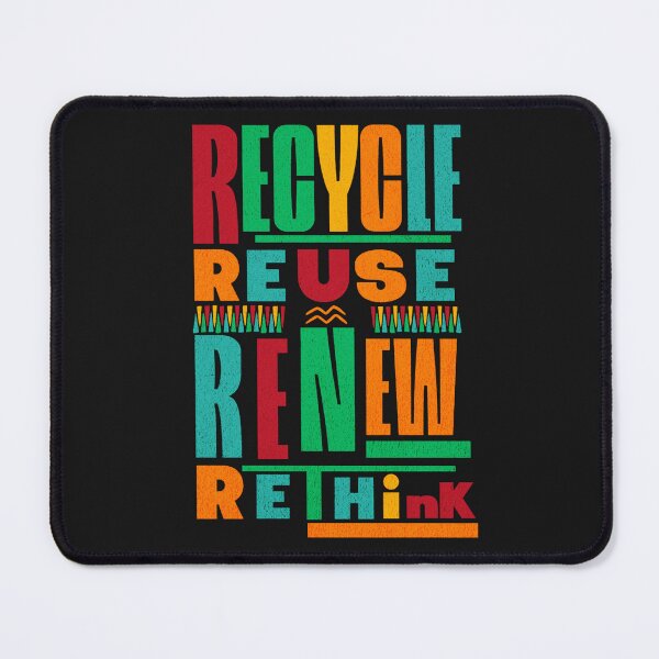 Item preview, Recycle reuse renew rethink colorful designed and sold by somi3art.