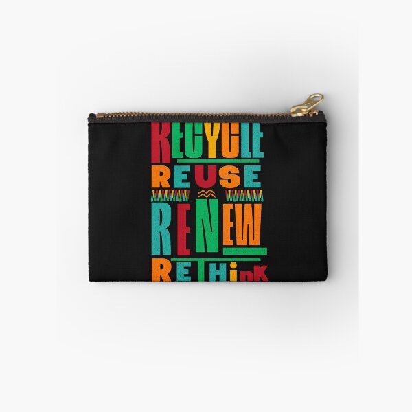 Item preview, Recycle reuse renew rethink colorful designed and sold by somi3art.