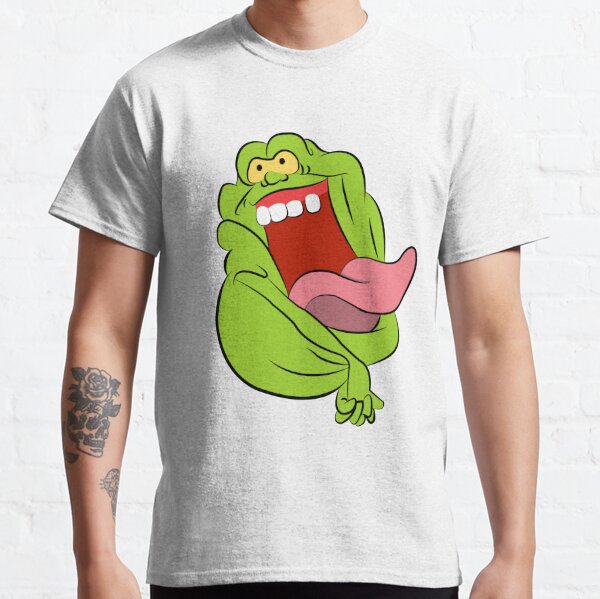 Ghostbusters Squad Who You Gonna Call Men/'s T Shirt Slimer Winston Egon Cartoon
