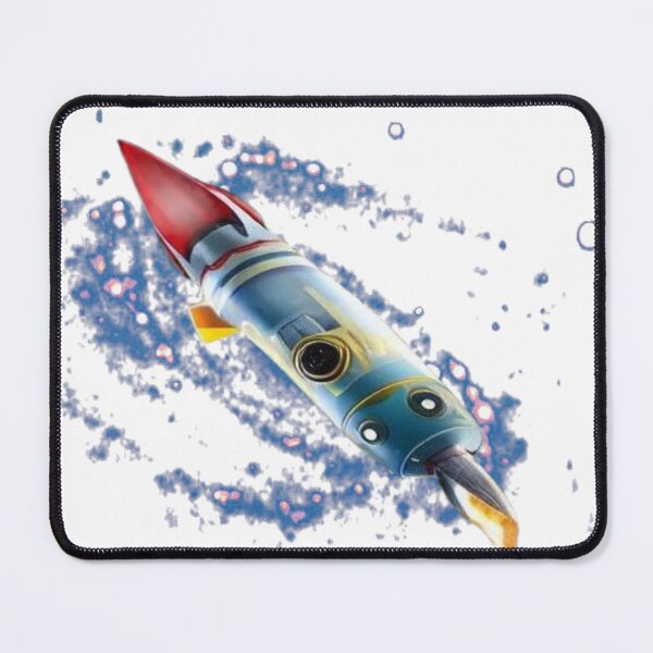Item preview, space universe rocket on a galaxy background designed and sold by JaroDesign2023.