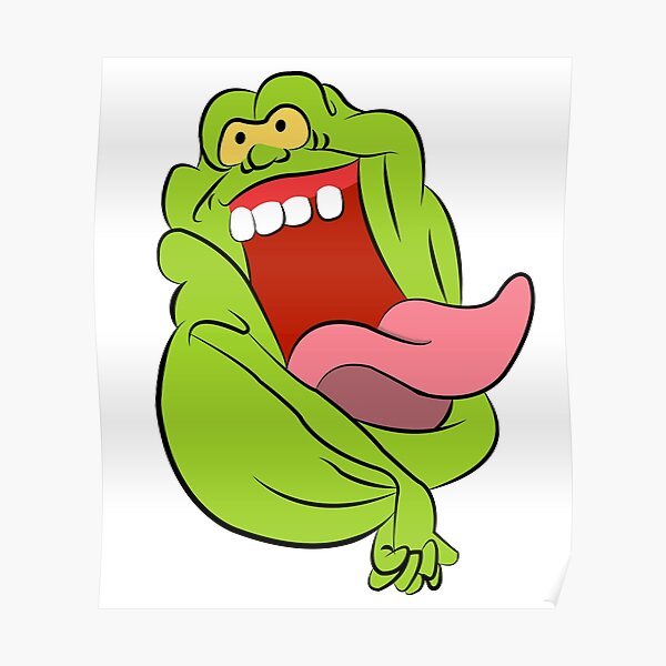 The Real Ghostbusters Slimer Poster