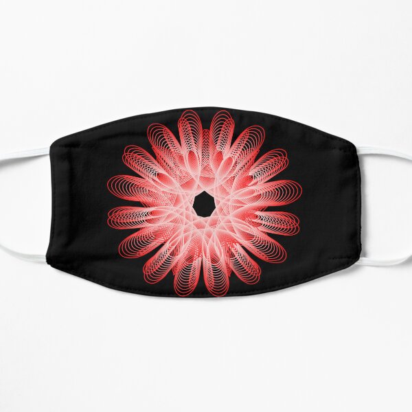 Abstract Spiral Fantasy 3 Flat Mask