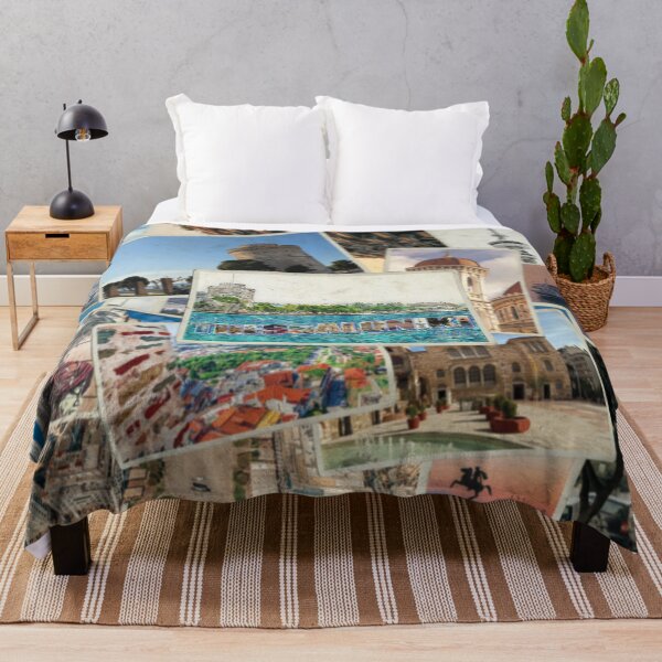 Item preview, Greetings from Thessaloniki  in Greece Vintage style retro souvenir designed and sold by DeveloperProp0.
