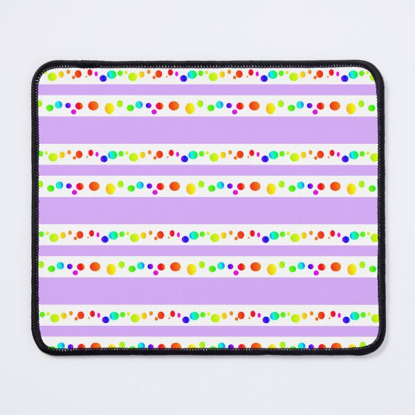 Item preview, Rainbow lilac circles and lines | Rainbow light violet circle pattern designed and sold by lausn.