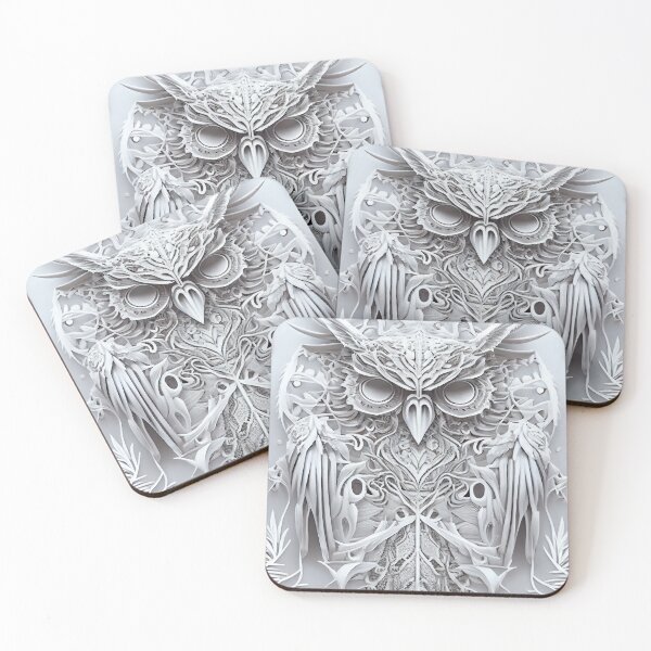 Item preview, White Owl Effigy  designed and sold by OccultDreams.