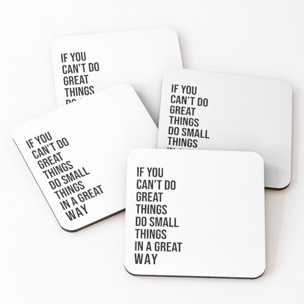 Item preview, if you can't do great things, do small things in a great way designed and sold by thewolf988.