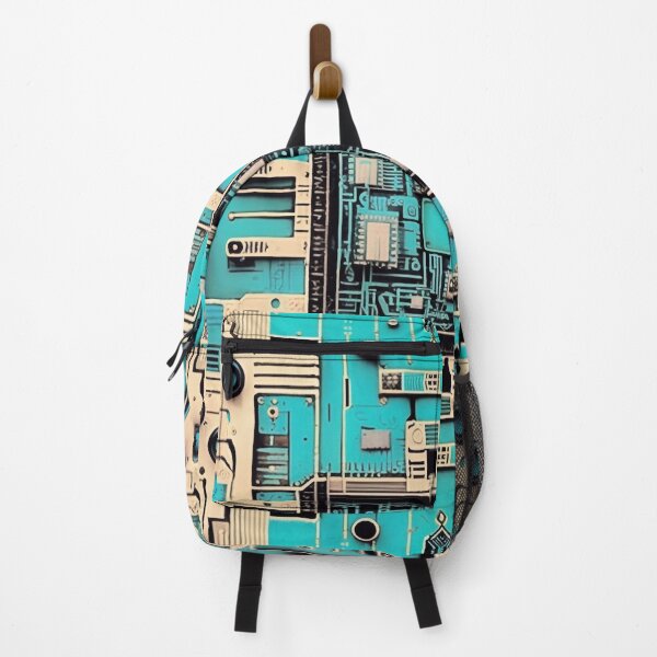 Item preview, Blue motherboard pattern designed and sold by knuppify.
