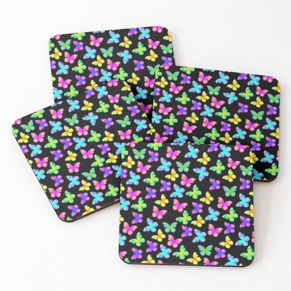 Item preview, Butterflies watercolor pastel colors pattern designed and sold by cutecrazytshirt.
