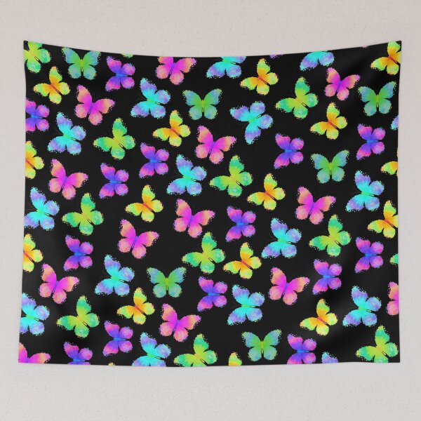 Item preview, Butterflies watercolor pastel colors pattern designed and sold by cutecrazytshirt.