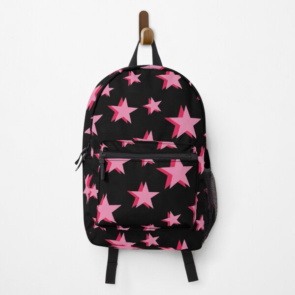 Item preview, Pink Shadowed Stars on Black designed and sold by Ayoub14.