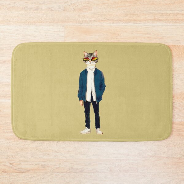 Item preview, Hipster Cat V12 designed and sold by HipsterAnimals.