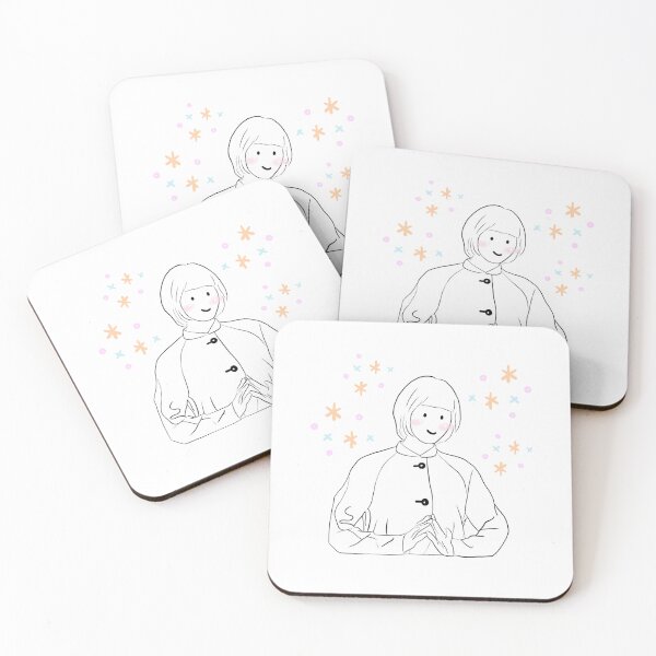 Item preview, Woo Yeong Woo line version &  shiny background designed and sold by paintingtour.