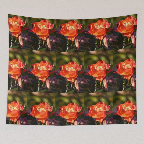 Item preview, A rose in the sunshine colorful floral vertical nature lovers designed and sold by eddiebarronshop.