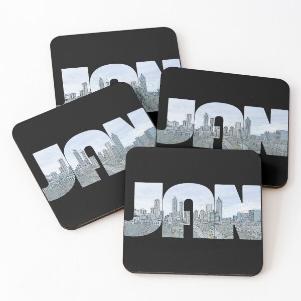 Item preview, Jackson, Mississippi JAN Cityscape designed and sold by CrabbyLobster.