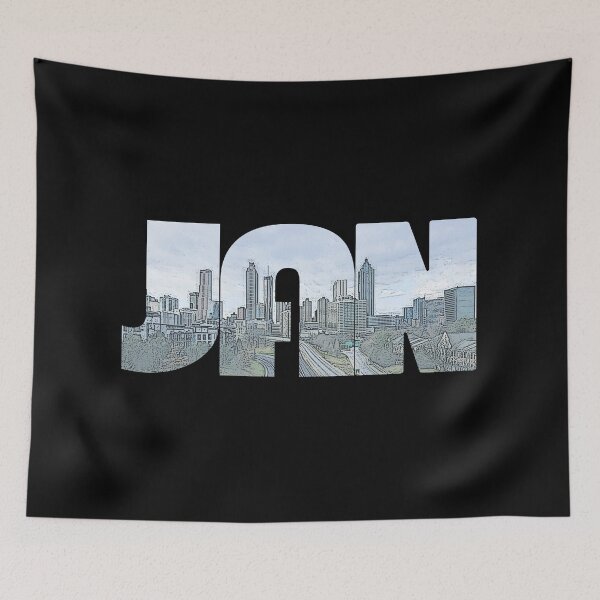 Item preview, Jackson, Mississippi JAN Cityscape designed and sold by CrabbyLobster.