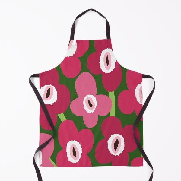Item preview, Iconic Retro Scandinavian Flowers in Pink and Green designed and sold by Deutschic.