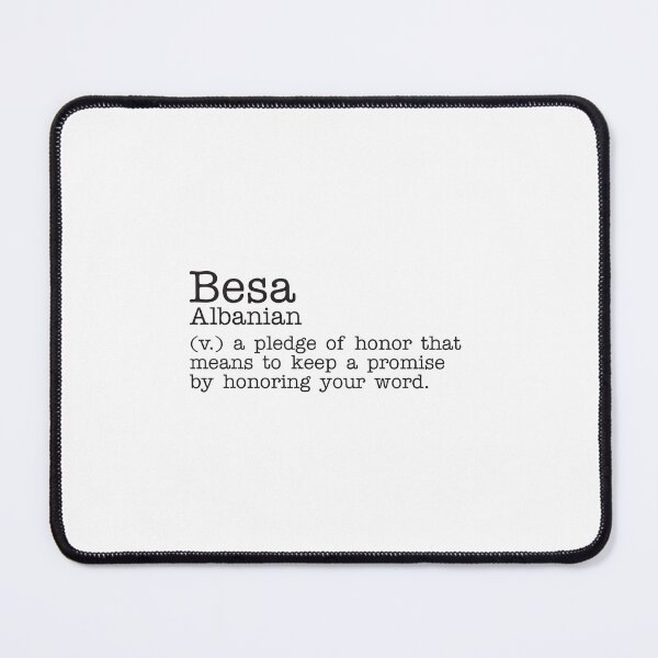 Item preview, Besa - Albanian - Beautiful Word Definition - Typewriter designed and sold by Zooone.