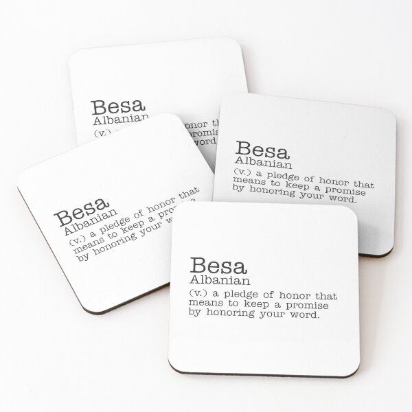 Item preview, Besa - Albanian - Beautiful Word Definition - Typewriter designed and sold by Zooone.