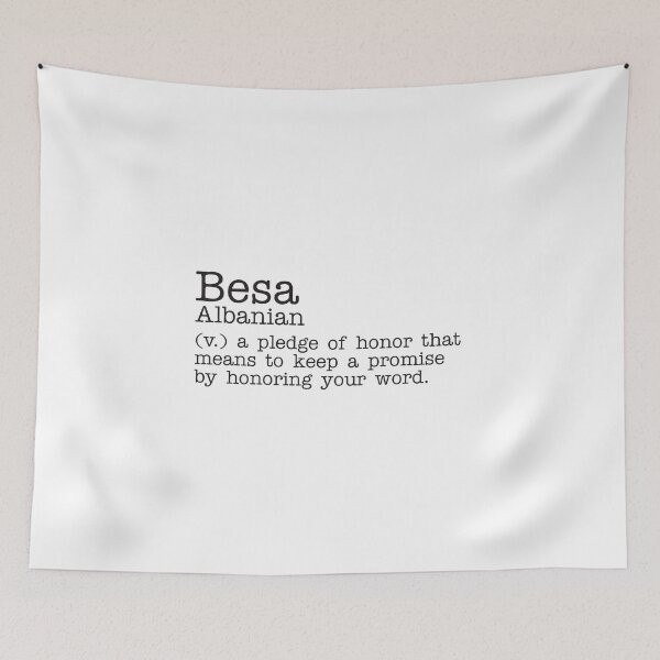 Item preview, Besa - Albanian - Beautiful Word Definition - Typewriter designed and sold by Zooone.