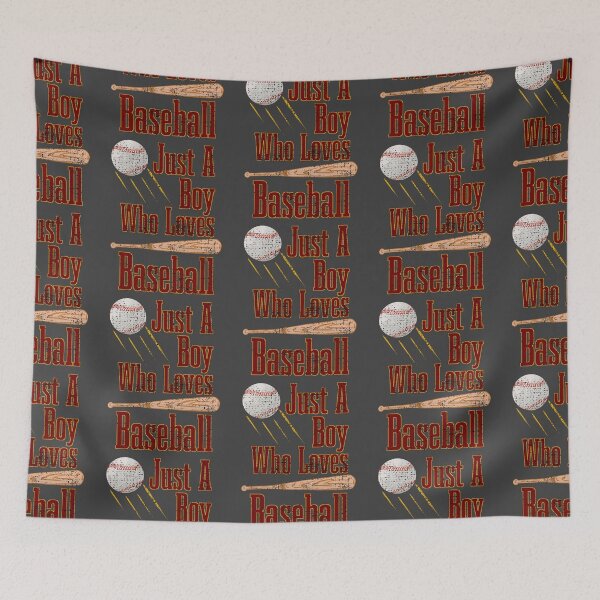 Item preview, Baseball Player Just A Boy Who Loves Baseball Youths Sport designed and sold by CharJens.