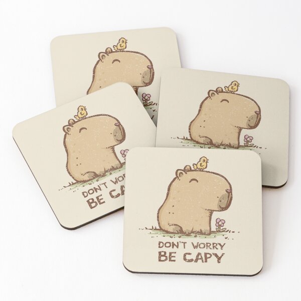Item preview, Don't Worry, Be Capy designed and sold by kg07.