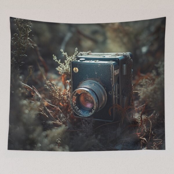 Item preview, Vintage camera lost in the woods designed and sold by RK - Shop.