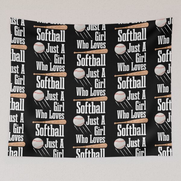 Item preview, Softball Player Just A Girl Who Loves Softball Youths Sport designed and sold by CharJens.