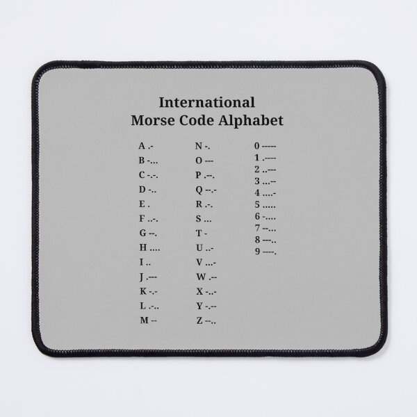 Item preview, International Morse Code Alphabet  designed and sold by Xoquito.