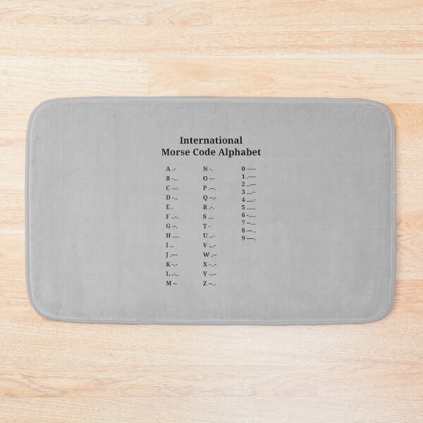 Item preview, International Morse Code Alphabet  designed and sold by Xoquito.