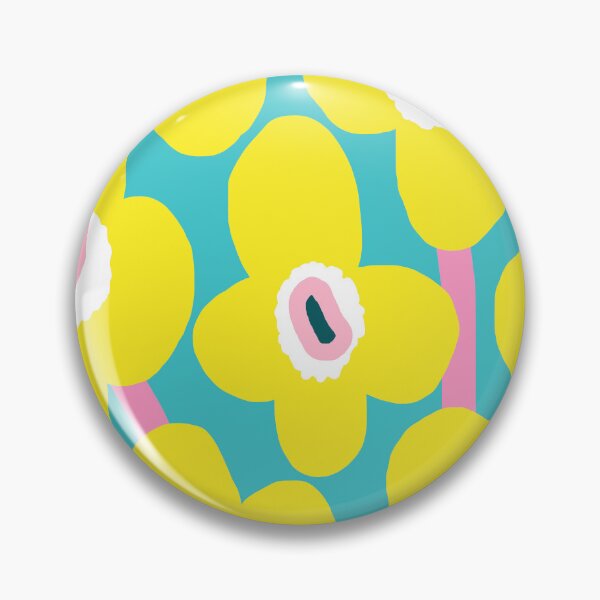 Item preview, Iconic Retro Scandinavian Neon Flowers designed and sold by Deutschic.