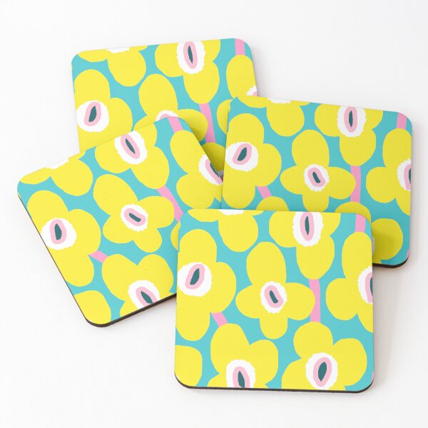 Item preview, Iconic Retro Scandinavian Neon Flowers designed and sold by Deutschic.