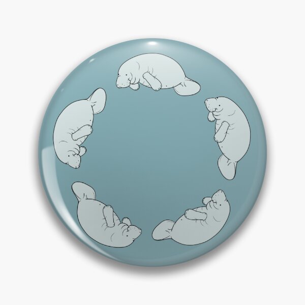 Item preview, cute manatees floaty potato designed and sold by ZajeBala.